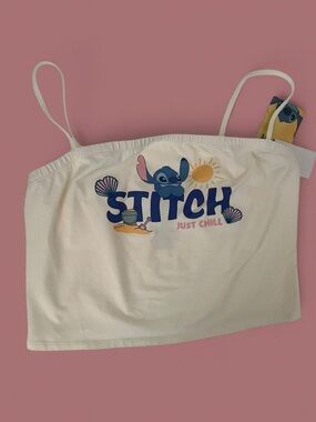 Disney Cream Stitch Graphic Cami